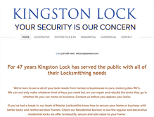 Tablet Screenshot of kingstonlock.com